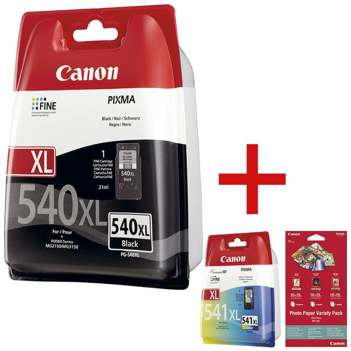 Canon Tintenpatrone PG 540 XL Inkl Tintenpatrone CL 541 XL Inkl