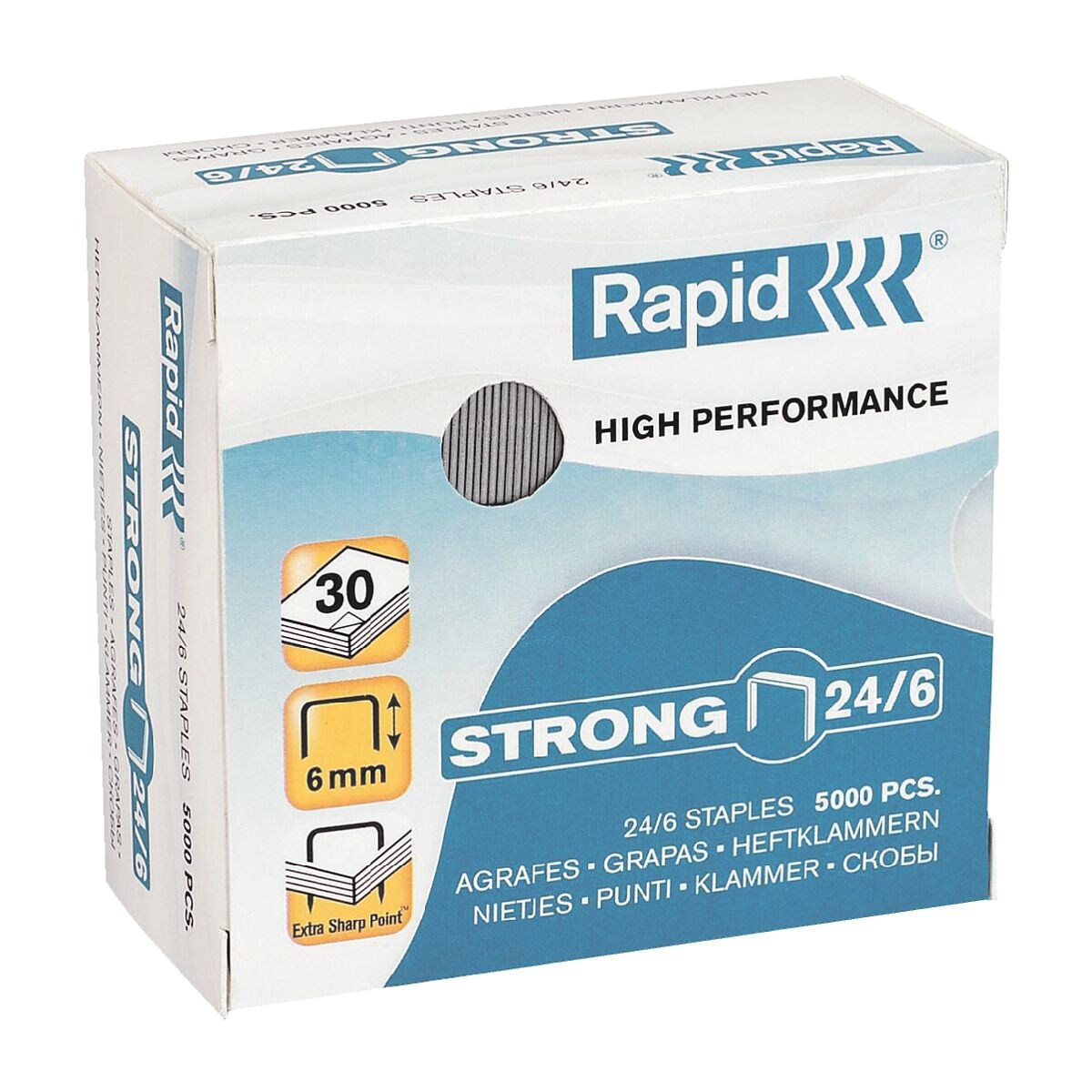 Rapid Nietjes »24/6 strong« 5000 stuks