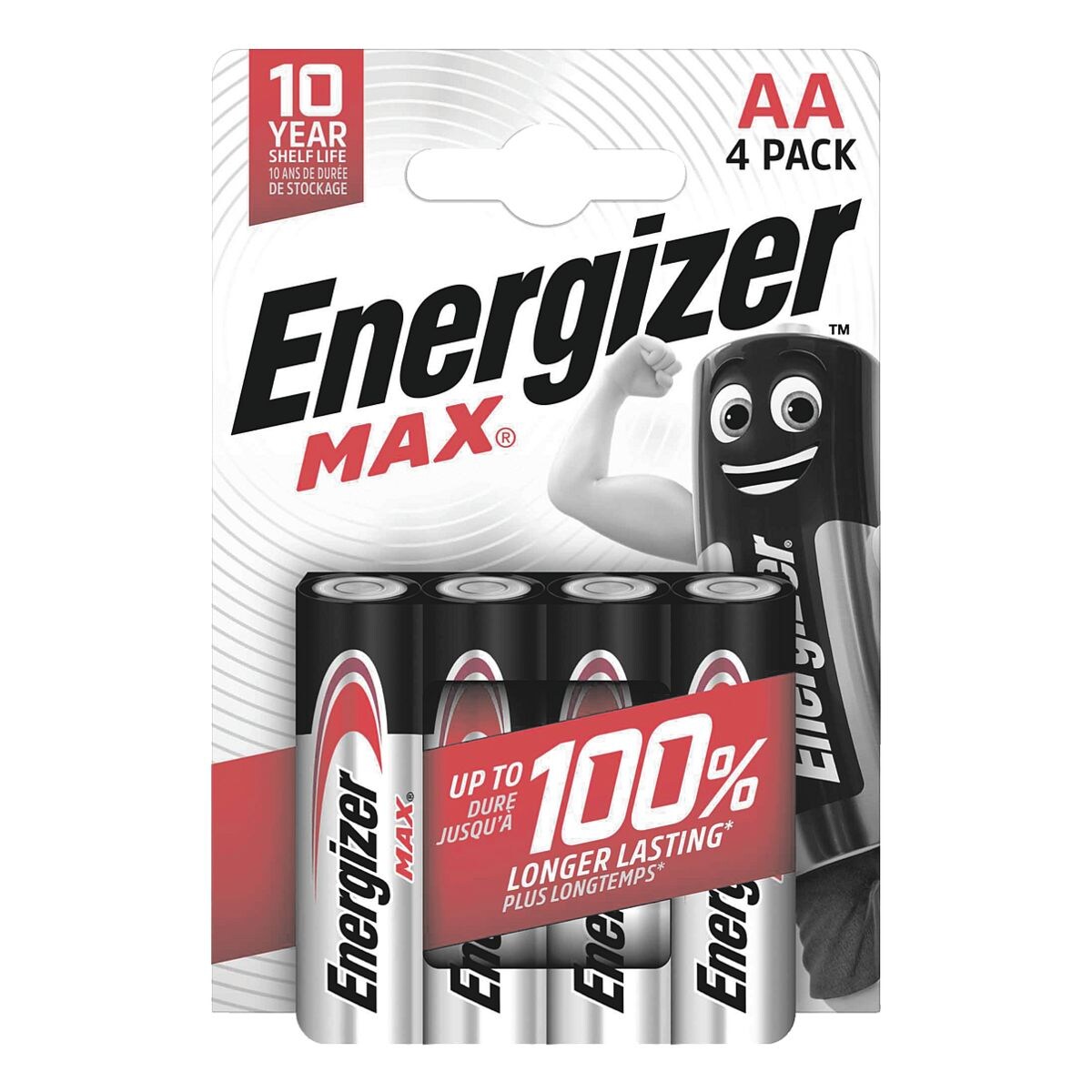 Energizer Pak met 4 batterijen Max Alkaline Mignon / AA / LR06