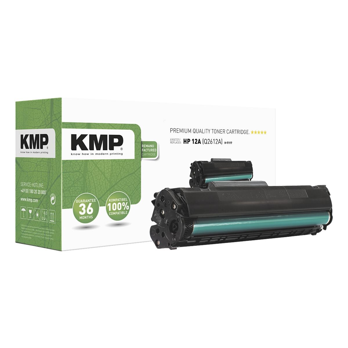 KMP Toner vervangt HP XXL »Q2612A« Nr. 12X