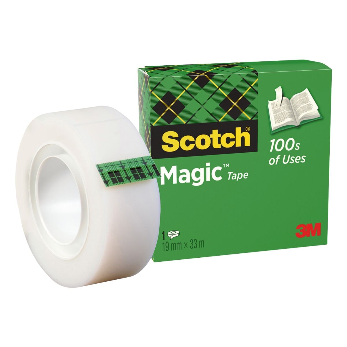 Scotch Plakband Magic Tape 810, transparant, 1 stuk(s), 19 mm/33 m
