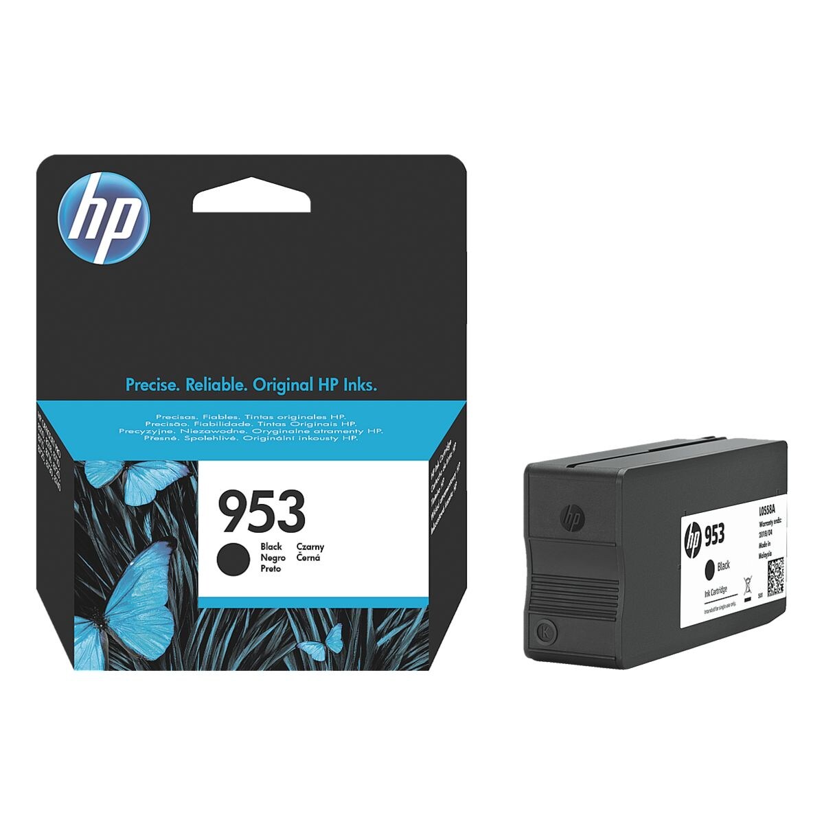HP Inktpatroon HP 953, zwart - L0S58AE