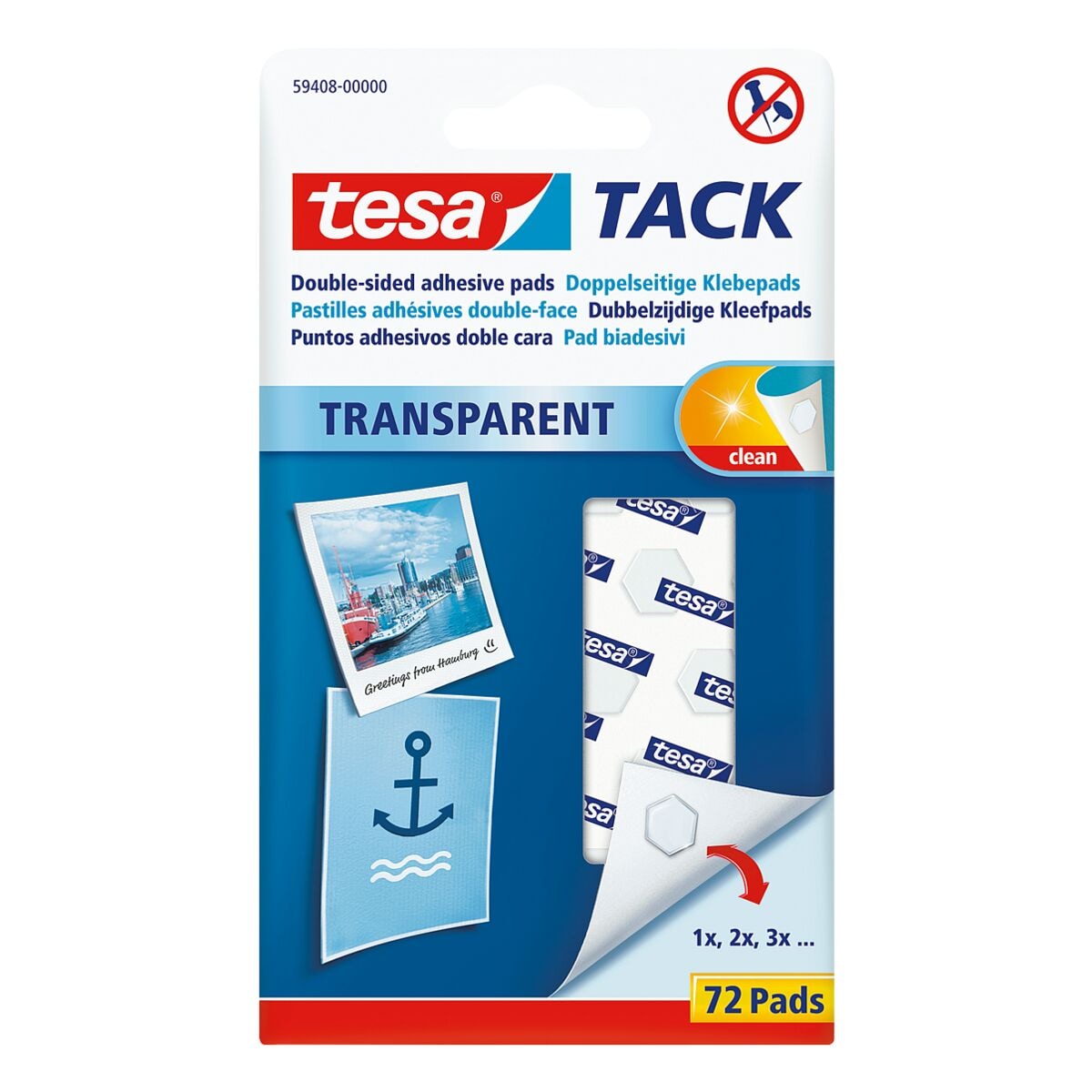 tesa Dubbelzijdige kleefstrips »Tack« 59408
