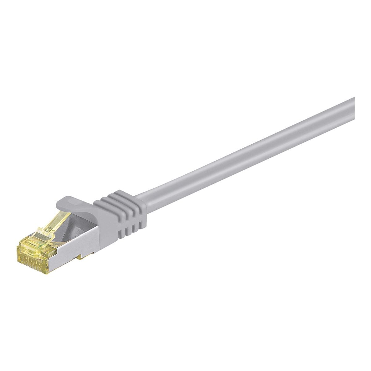 goobay RJ45 Patchkabel S/FTP (PiMF) m. CAT 7 kabel grijs 5 m