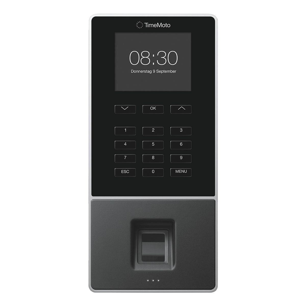 TimeMoto Compleet tijdregistratiesysteem »TM-626« incl. TimeMoto Cloud - testversie - terminal met RFID en vingerafdruksensor