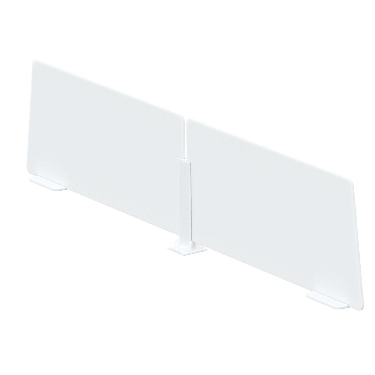 Paperflow Set van 2 tafelscheidingswanden voor easyDesk dubbele bureaus 80 x 35 cm