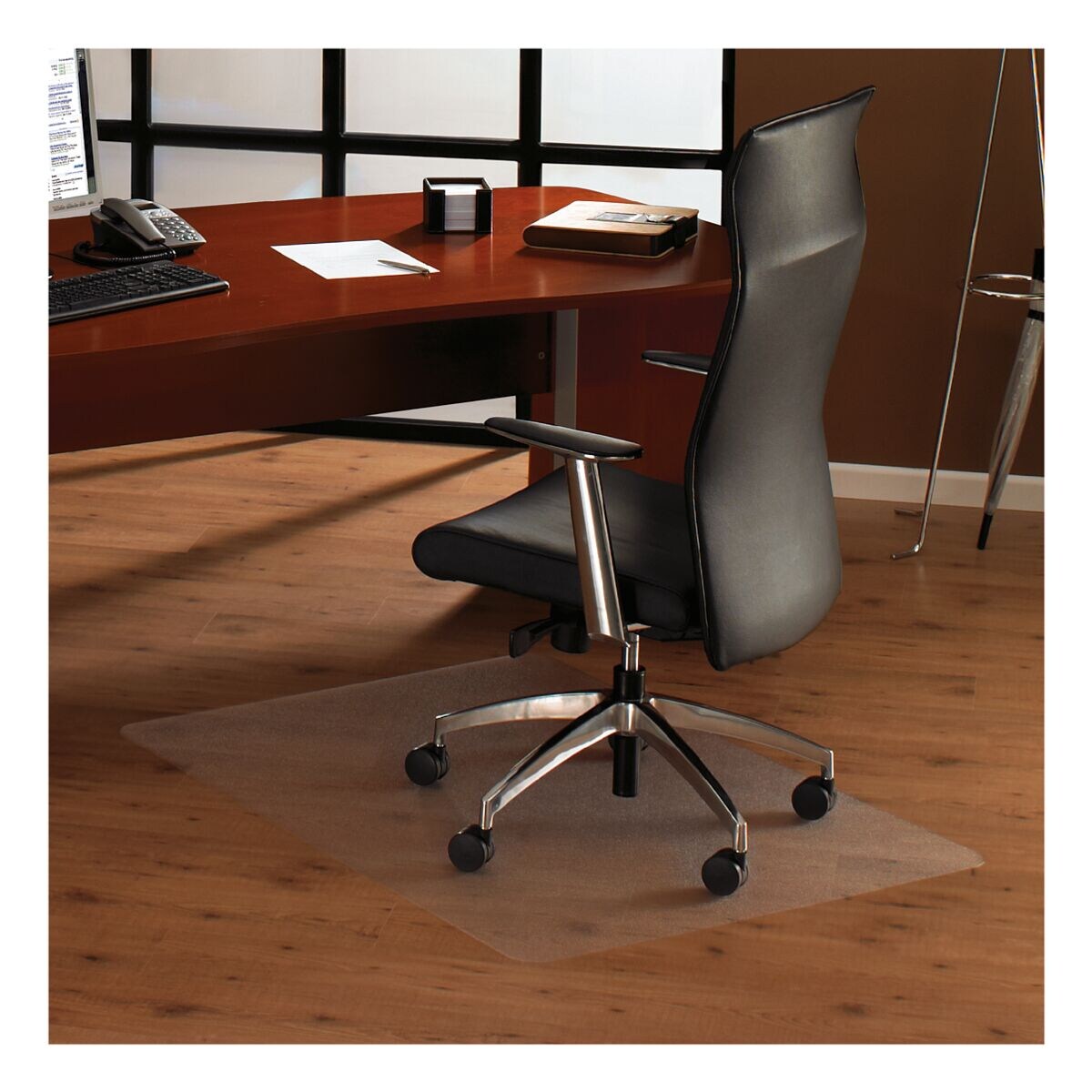 bureaustoelmat voor harde vloeren, polycarbonaat, rechthoek 100 x 120 cm, OTTO Office standaard