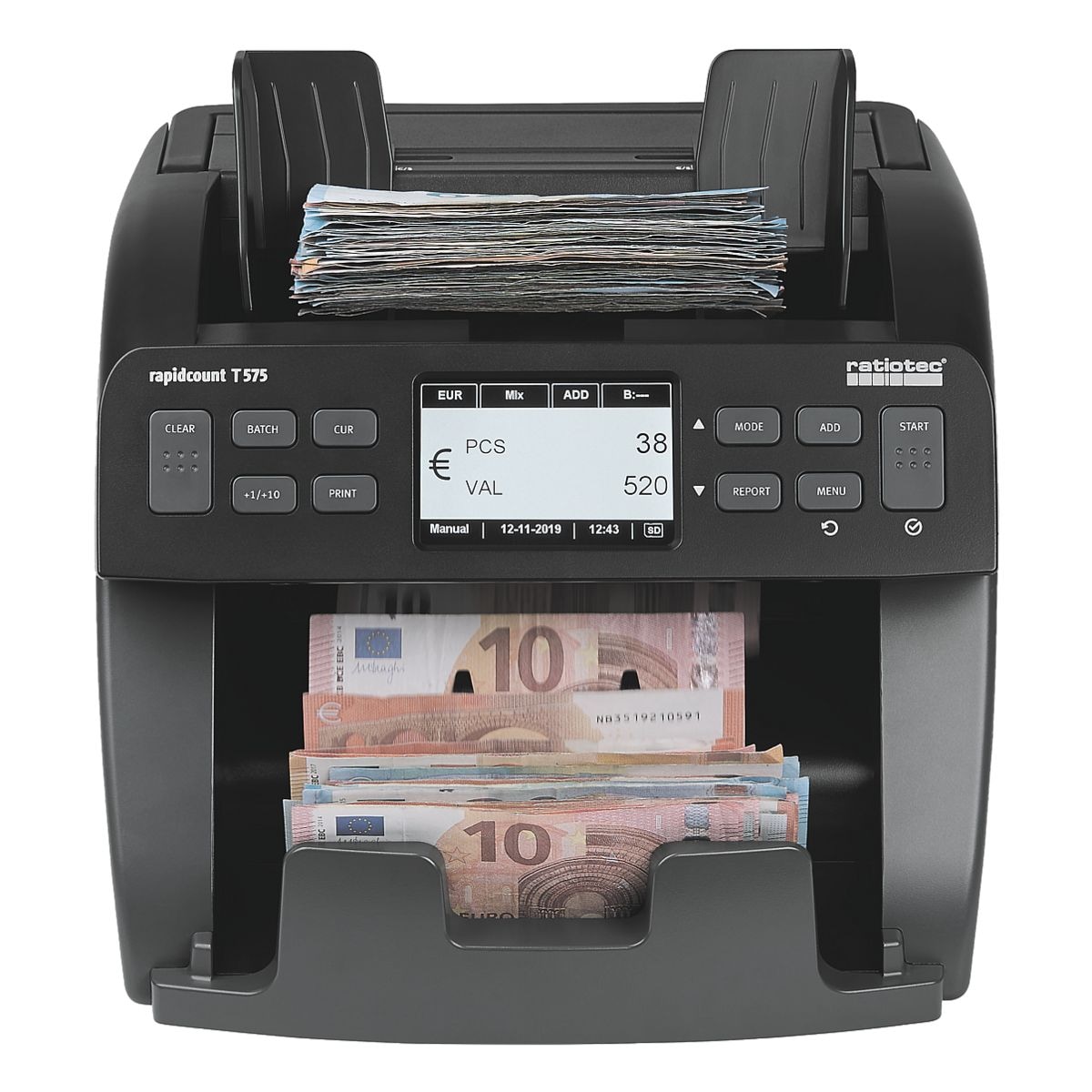 ratiotec Bankbiljetten telmachine »Rapidcount T 575«