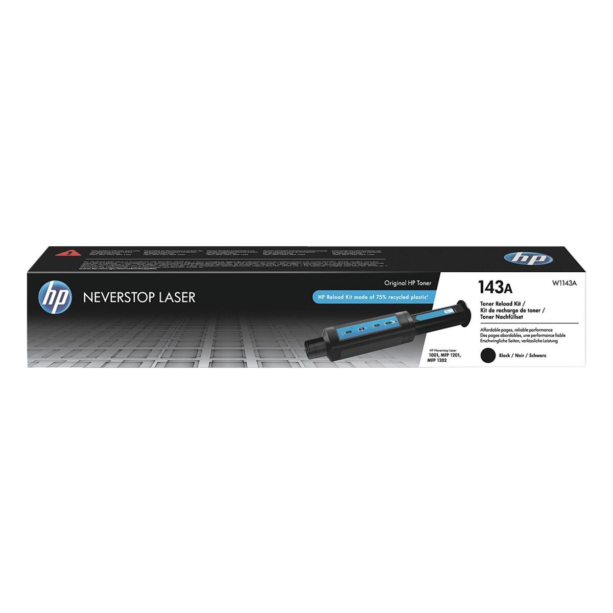HP Toner »Neverstop Reload Kit« HP 143A zwart