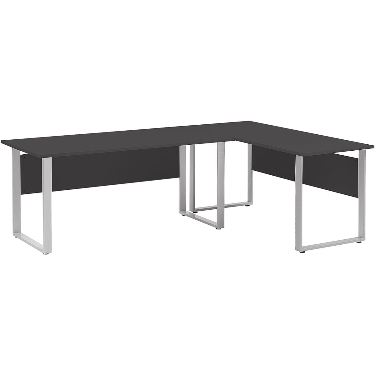 Möbelpartner Bureau »1500 kantoor« 235 cm, beugel-poot zilver
