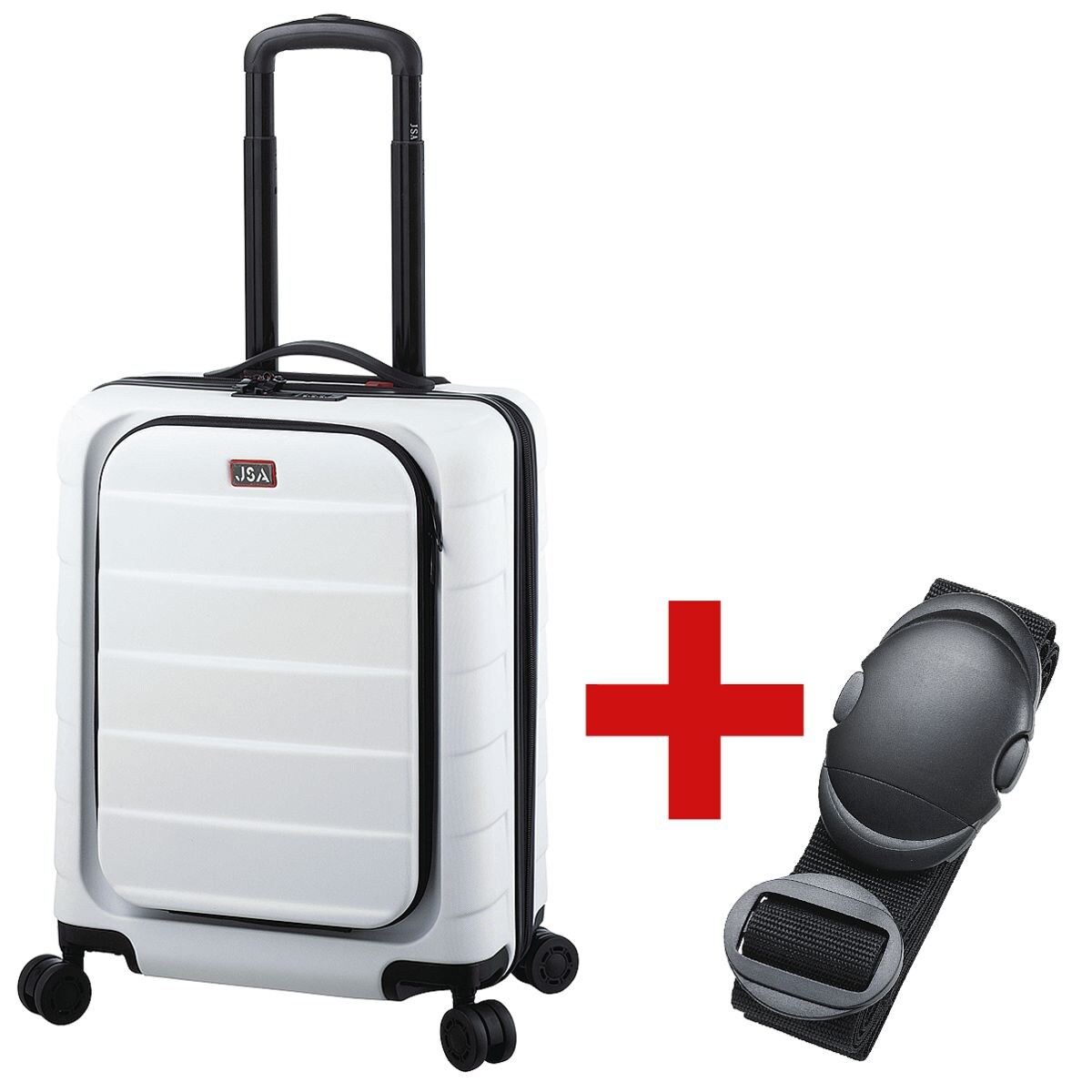 JSA Reistrolley »S« wit incl. bagageriem