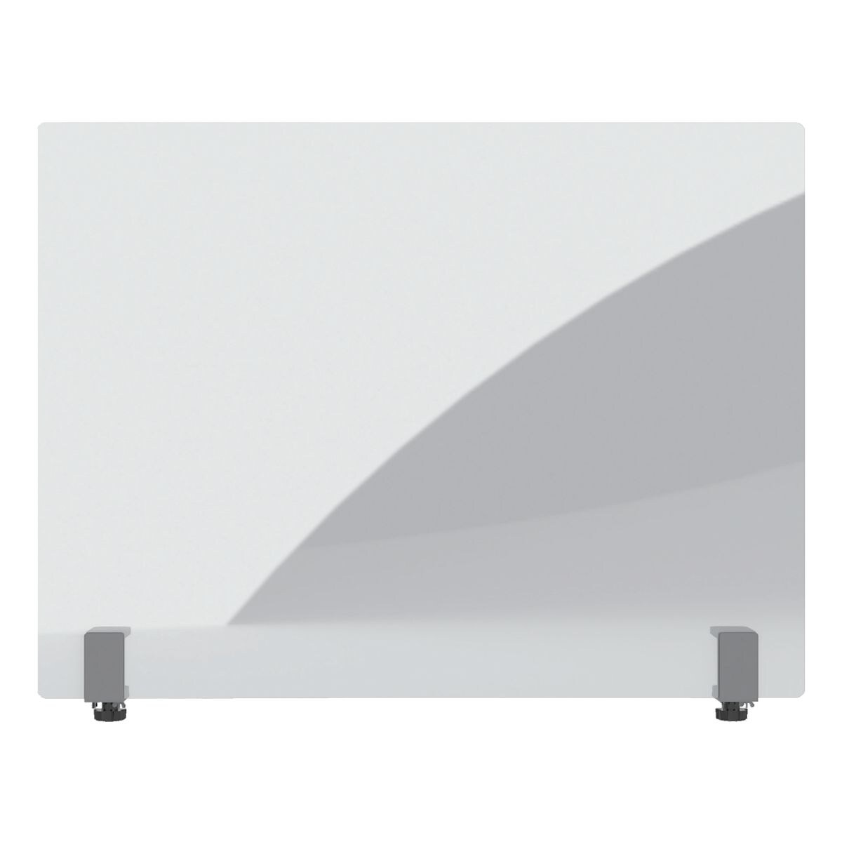 Magnetoplan Nies- en spuugbescherming frameloos hyginewand acrylglas met klemhouders 102 x 7 x 62 cm