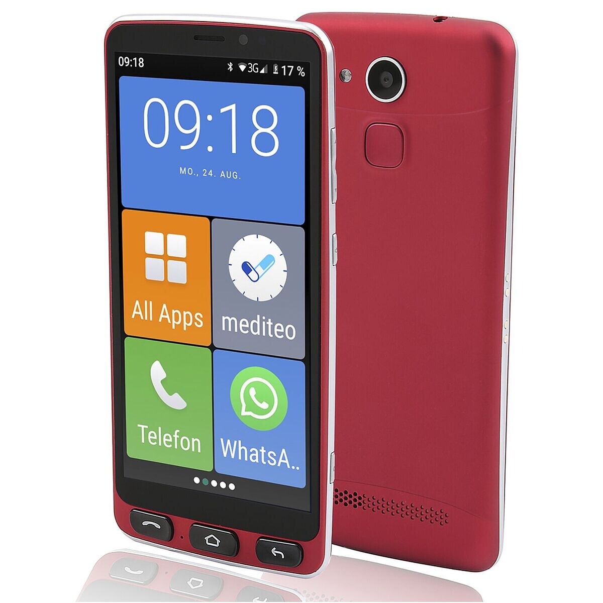 Olympia Senioren Smartphone »Neo« rood
