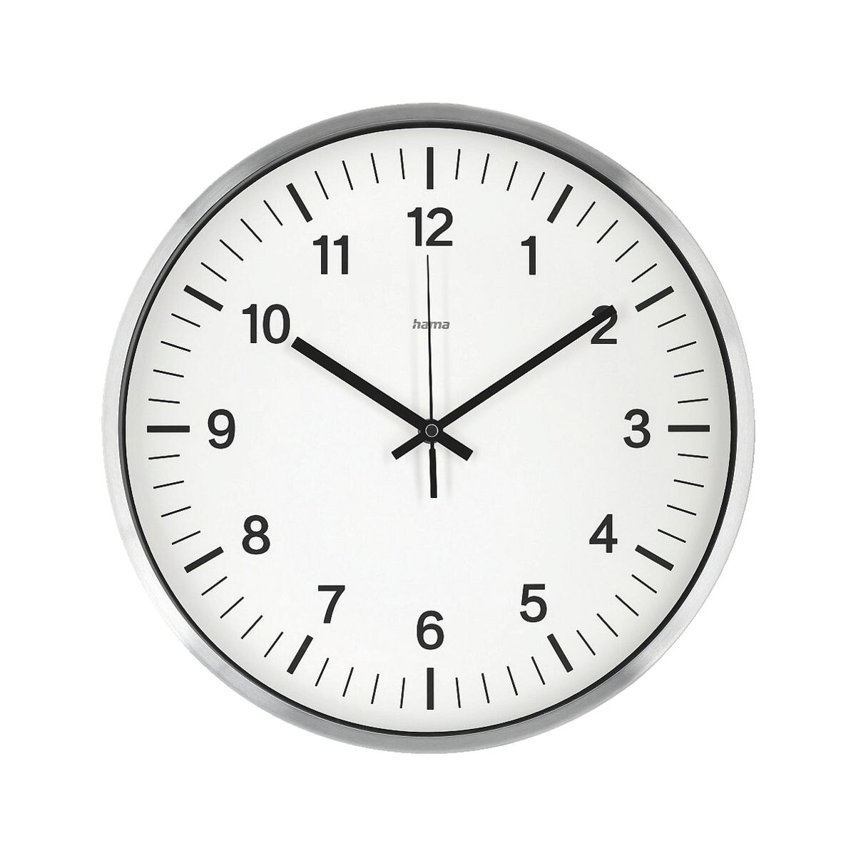 Hama Radiogestuurde wandklok »Shiny« Ø 35 cm