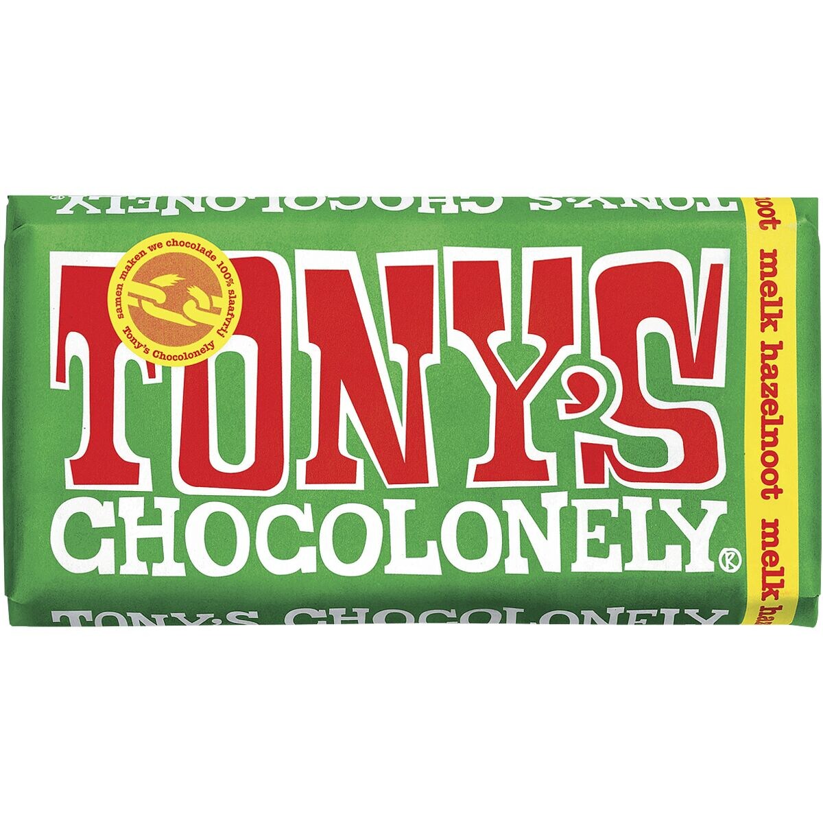 Tony's Chocolonely Chocoladereep Milch Haselnuss 180 g