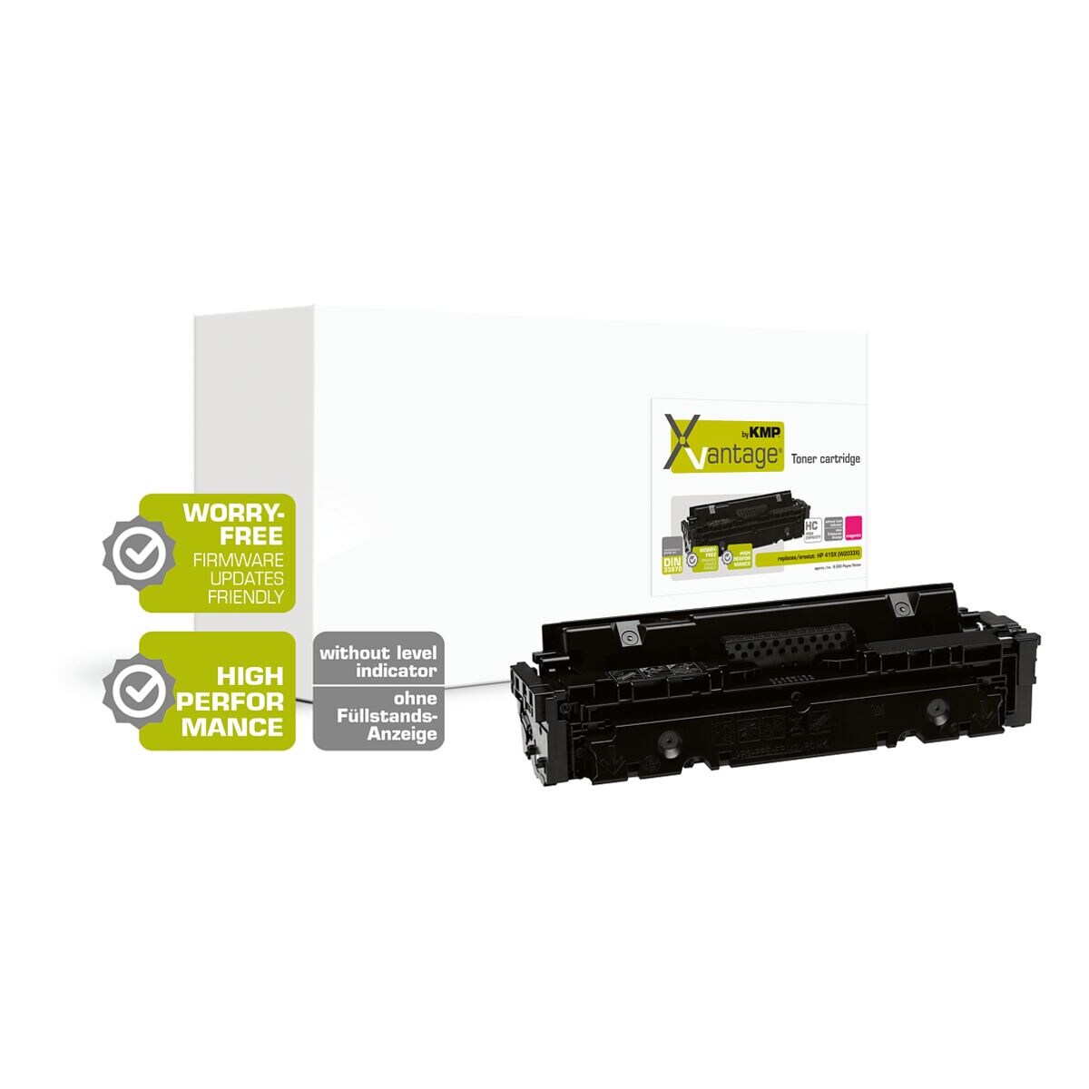 KMP Xvantage Toner vervangt HP »W2033X« Nr. 415X