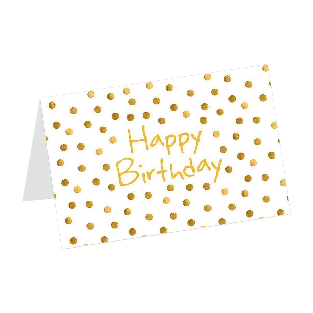 verjaardagskaarten LUMA KARTENEDITION Happy Birthday punten, Speciaalformaat, met envelop, 1 stuk(s)