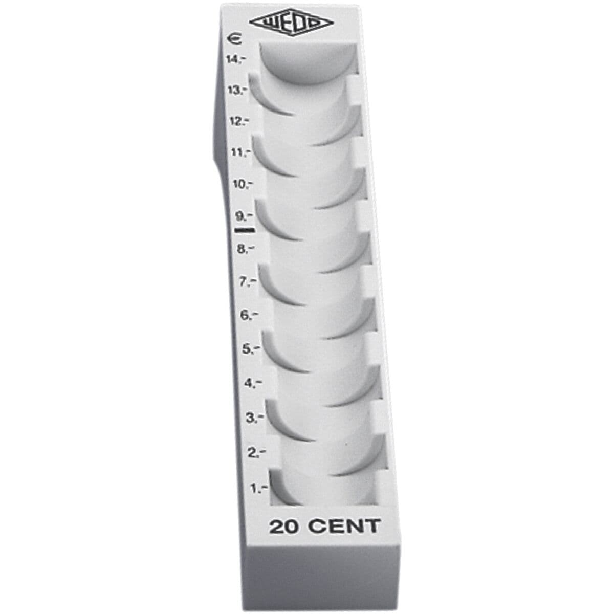 Wedo Geldtelgroef 20 cent