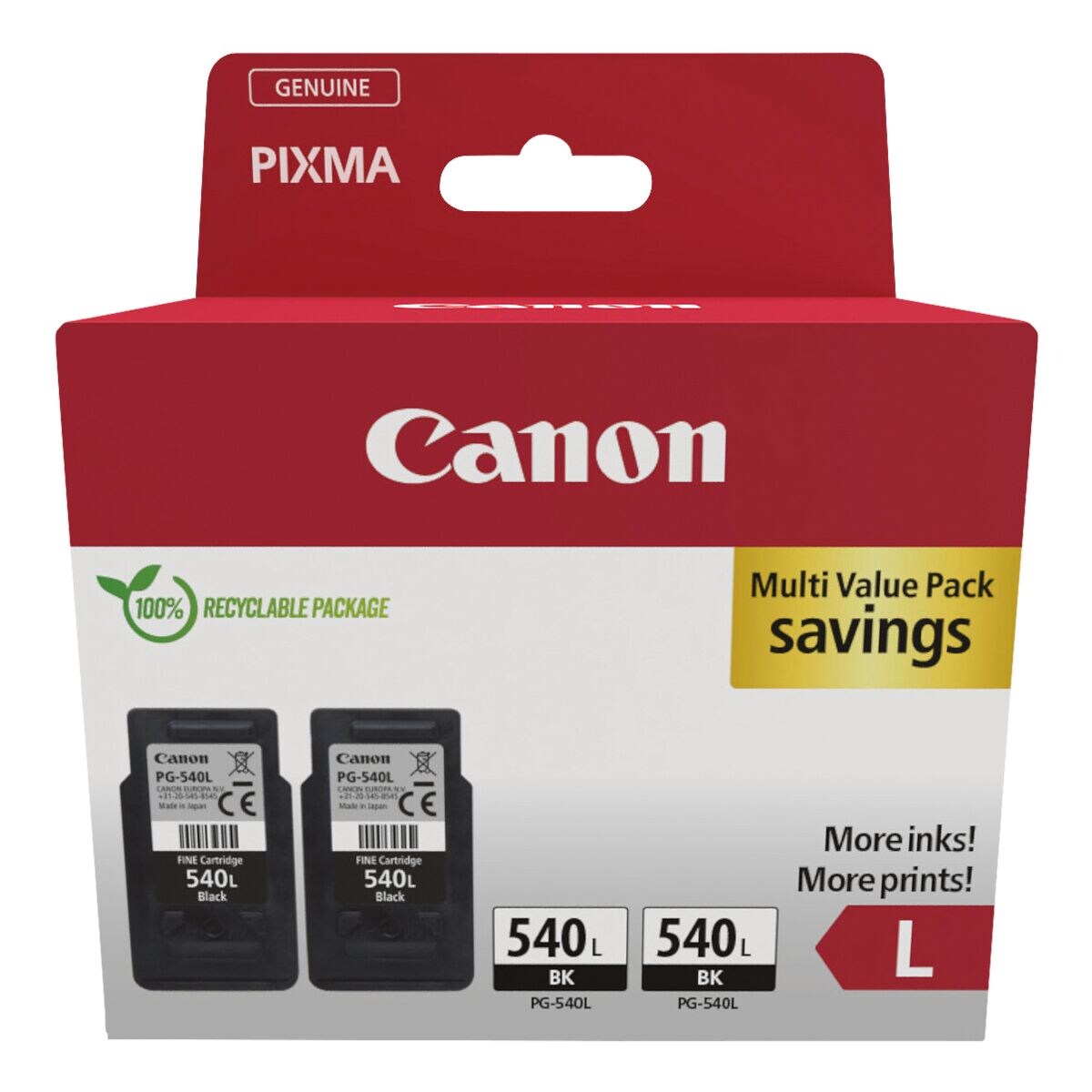Canon Pak met 2 inktcartridge »PG-540L«