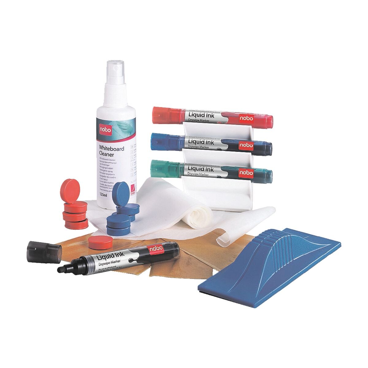 Nobo 32-delige accessoireset voor whiteboard »Basic«