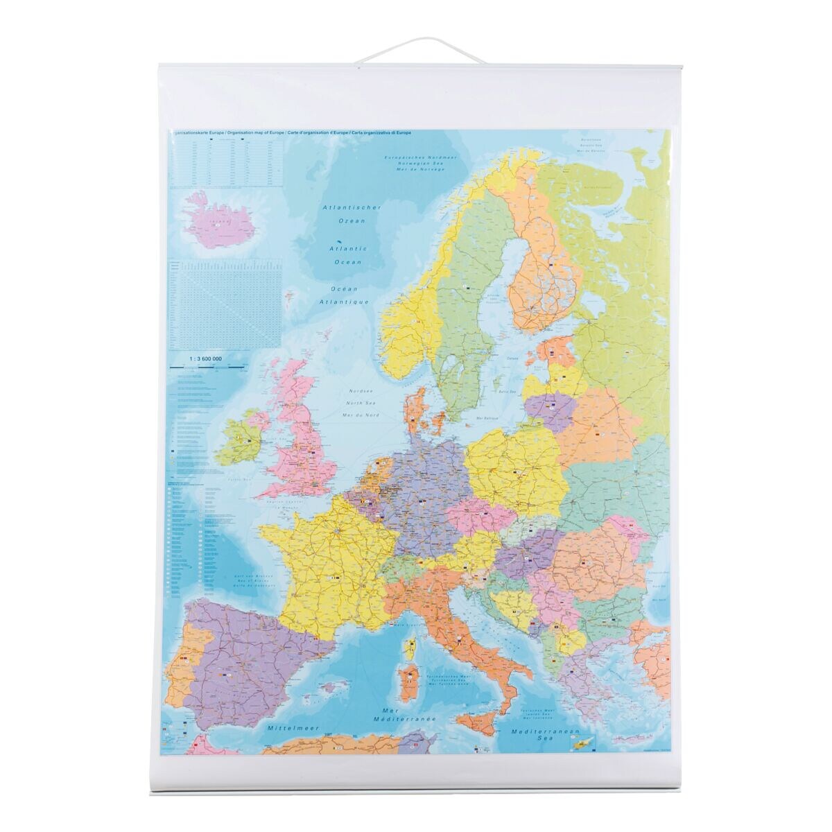 Franken Kaart van Europa KAM700