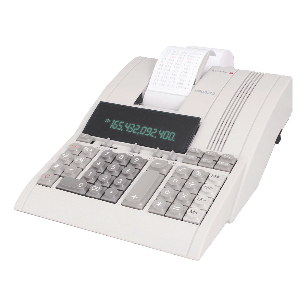 Olympia Bureaurekenmachine met printer »CPD-5212«