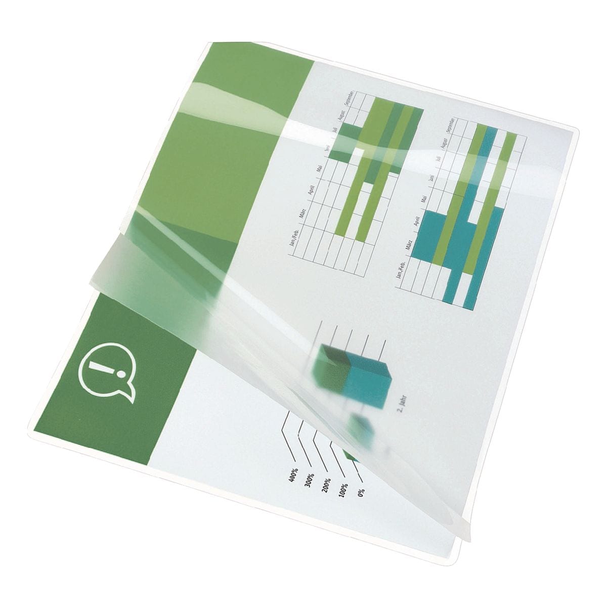 GBC 100 stuk(s) Lamineerfolie Document™ Pouch A4 125 micron