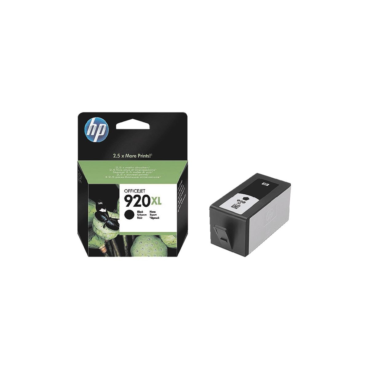 HP Inktpatroon HP 920XL, zwart - CD975AE