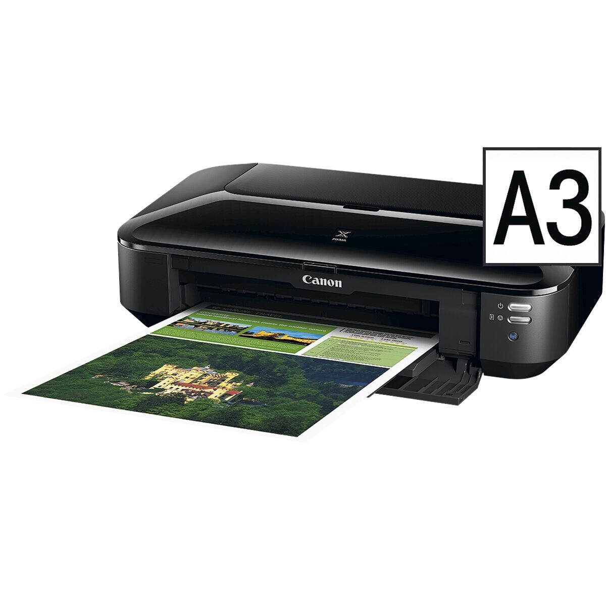 Canon Pixma iX6850 Inkjetprinter, A3 Kleuren inkjetprinter, 9600 x 2400 dpi, met WLAN en LAN