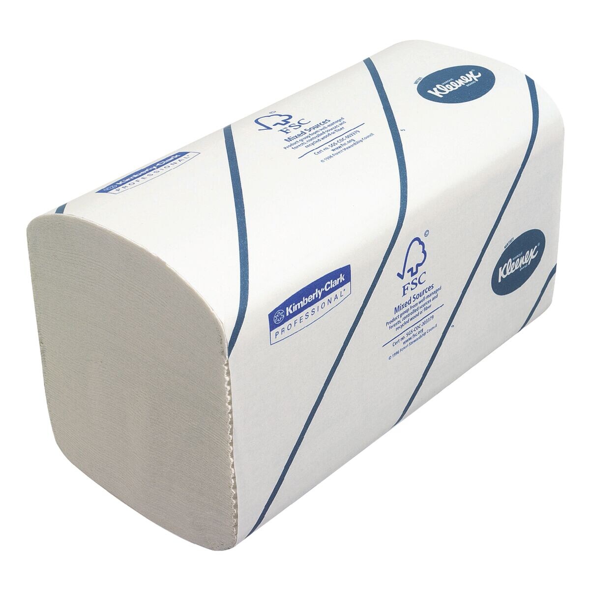 Papieren handdoekjes Kleenex ULTRA klein 6789 2-laags, hoogwit, 21,7 cm x 21 cm van Airflex met I-vouw - 2790 bladen (totaal)