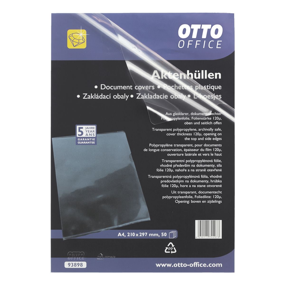 OTTO Office Premium Pak met 50 insteekhoesjes Premium - glashelder