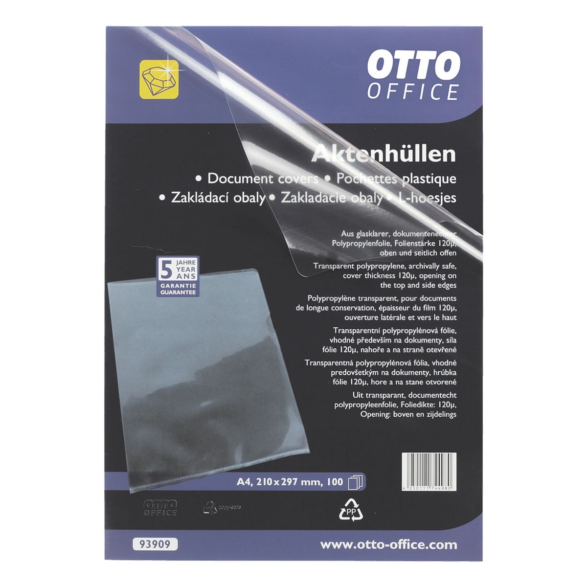 OTTO Office Premium Pak met 100 insteekhoesjes Premium - glashelder