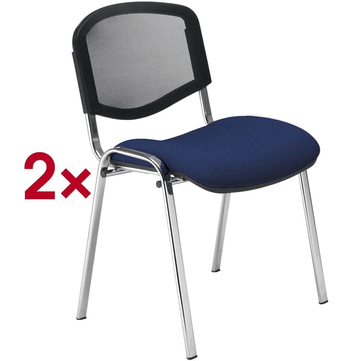 Nowy Styl Set van 2 stapelstoelen »Iso Ergo Mesh«