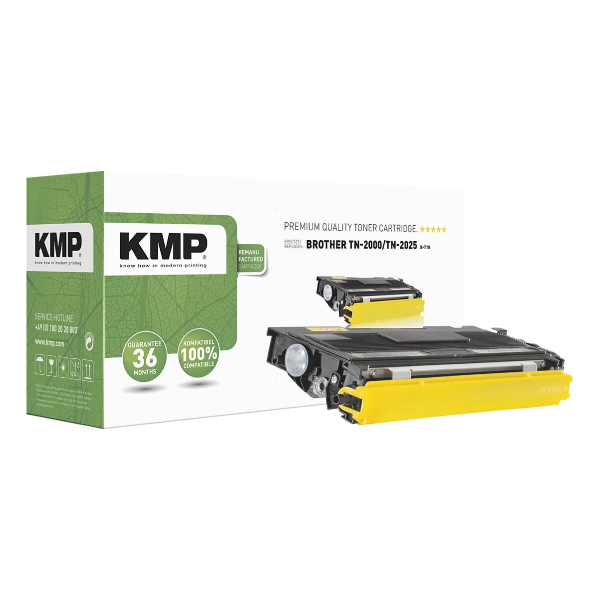 KMP Toner vervangt Brother TN-2000