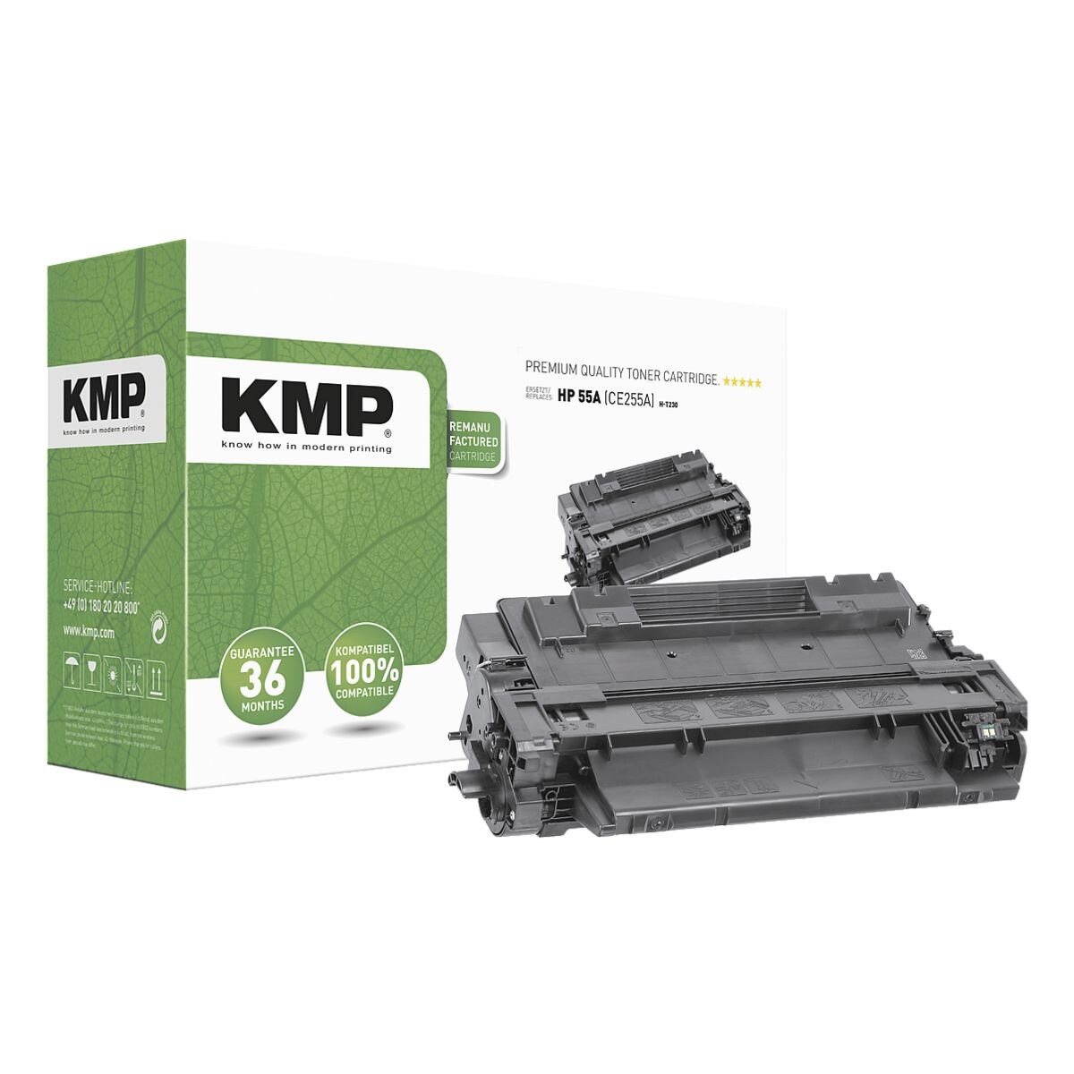 KMP Toner vervangt HP »CE255A« 55A