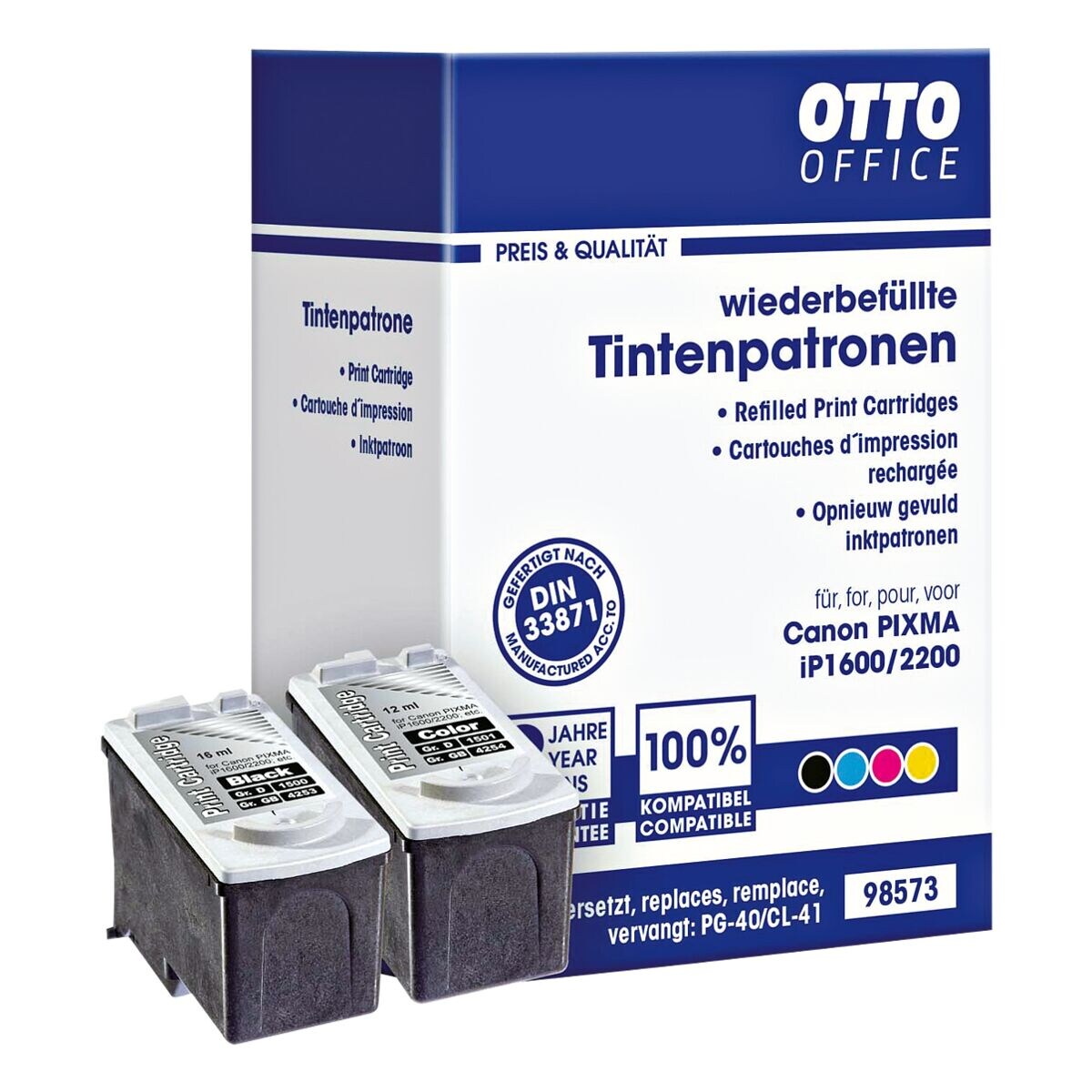 OTTO Office Inkttank-set vervangt Canon »PG-40« & »CL-41«