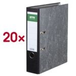 20x Ordner A4 OTTO Office Classic breed, wolkengemarmerd