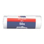 50 afvalzakken 60 l transparant