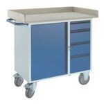 Werkplaatswagen 4 laden met rand