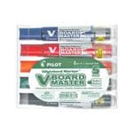 Pak met 5 whiteboard markers V-Board Master ronde punt