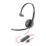 Headset Blackwire C3210 mono USB-A zwart / rood