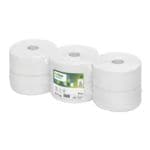 6 grote rollen gerecycleerd toiletpapier 2-laags (6 x 1520 vel)
