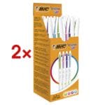 2x BIC Cristal Up Fun Balpen 
