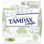 Pak met 14 tampons Compak Cotton Super