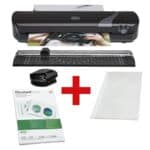 GBC A4-laminatorset Inspire+ zwart incl. lamineerhoezen A4 100 stuks 80 mic