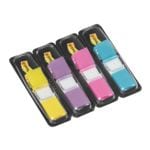 Indexstroken �Index Mini� 43,2 x 11,9 mm, lila/roze/turkoois/geel