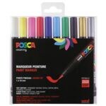 PCF-350 set van 10 kalligrafiemarkers met flexibele punt
