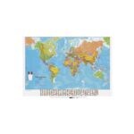 Whiteboard »Skin Map« 150x100 cm - wereld