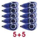 5+5 actie: 10x wegwerp-correctieroller �Midway Budget�