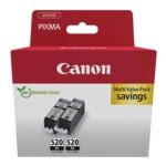 Canon Dubbelpak inktpatronen PGI-520Bk